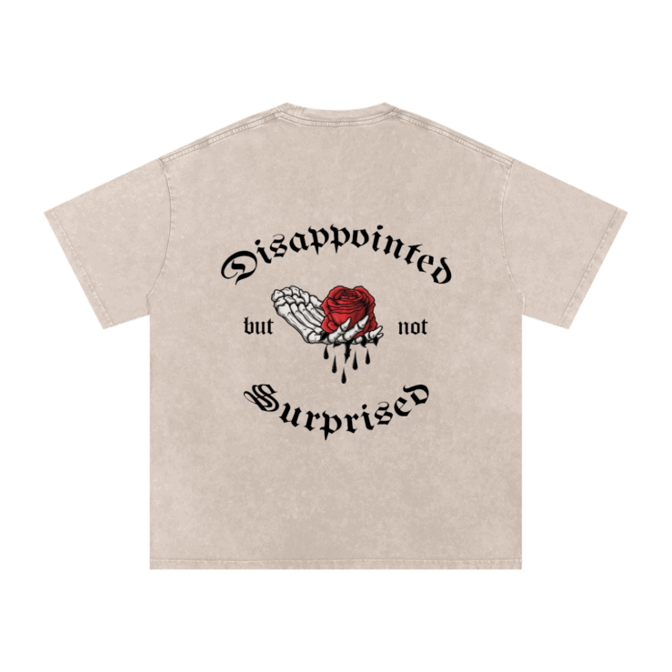 Disappointed - Acid Wash Oversize T-Shirt - Image 3