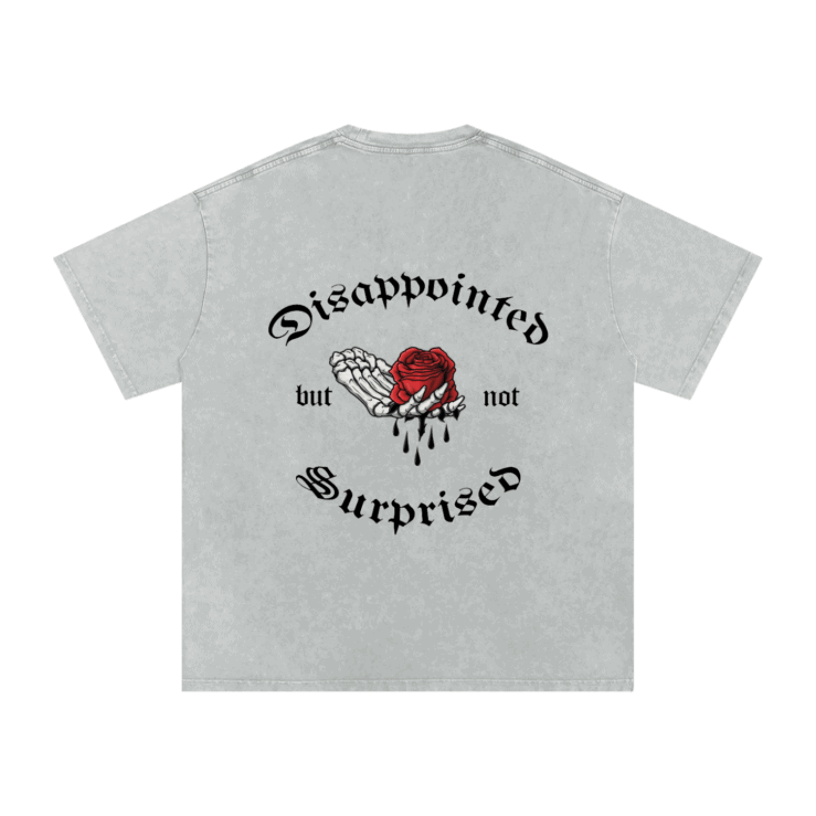 Disappointed - Acid Wash Oversize T-Shirt - Image 5