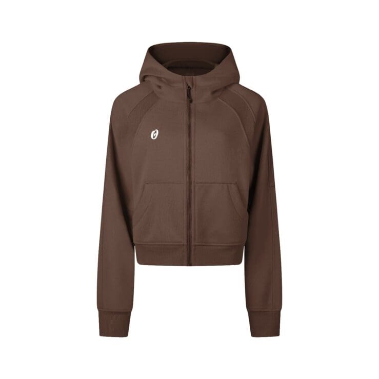 Iconic Cropped Zip-Through Hoodie - Image 11