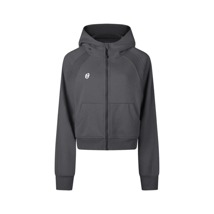 Iconic Cropped Zip-Through Hoodie - Image 9