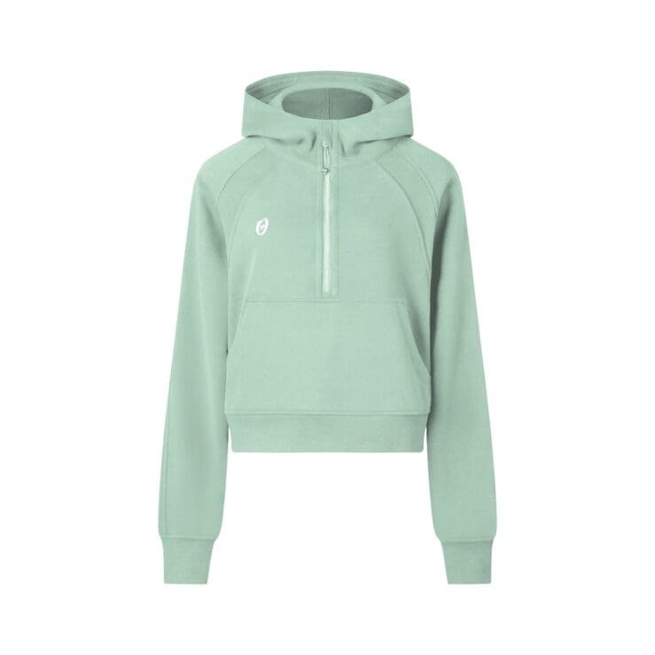 Iconic Cropped Half-Zip Hoodie - Image 6