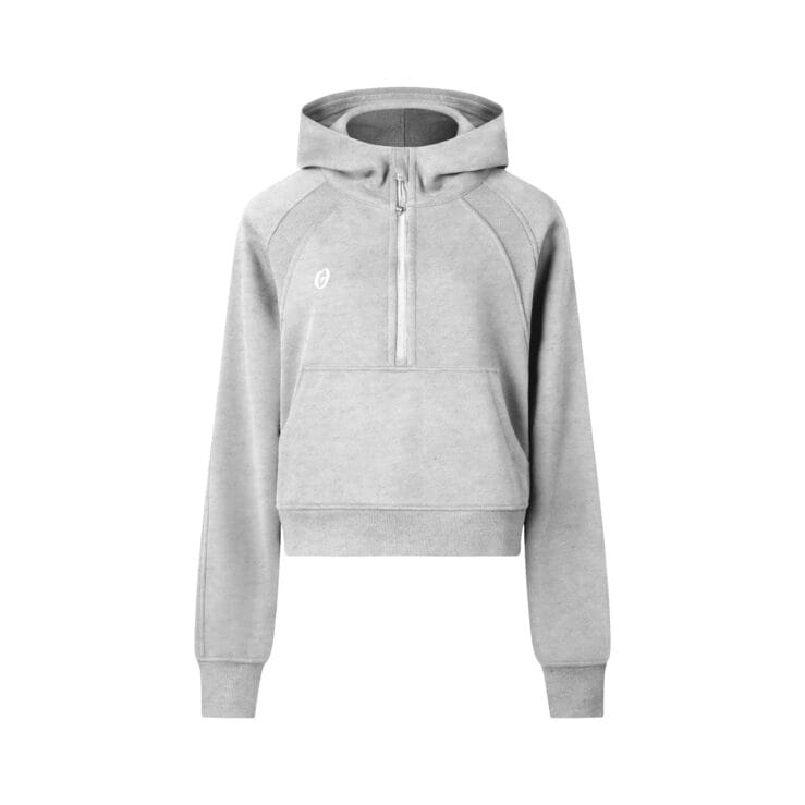 Iconic Cropped Half-Zip Hoodie - Image 9