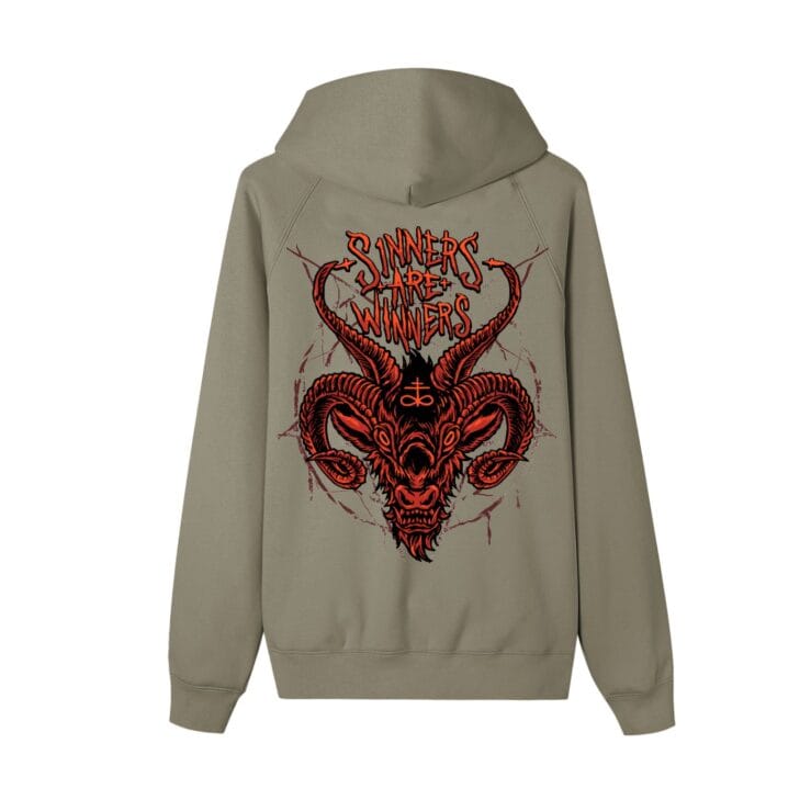 Sinners - Zip-up Fleece Hoodie